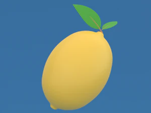 Icons fruit 3D Model