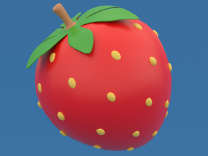 Icons fruit Modelo 3D