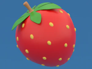Icons fruit 3D Model