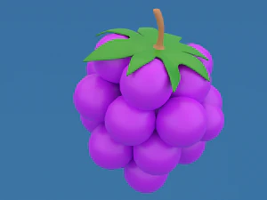 Icons fruit 3D Model