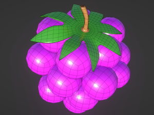 Icons fruit Modelo 3D