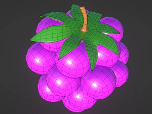 Icons fruit 3D Model