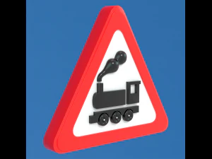 Road signs 3D Model