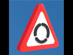 Road signs 3D Model