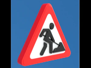Road signs 3D Model