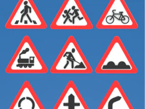 Verkehrszeichen 3D Modell