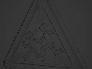 Road signs 3D Model