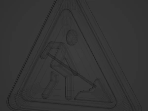 Road signs 3D Model