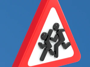 Road signs 3D Model