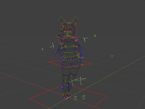 kız animesi 3D Model