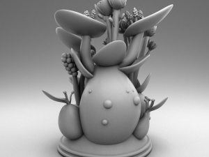 decorate plant 3d print model Model Cetak 3D