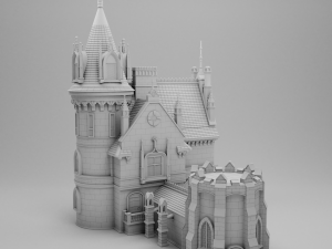 gothic house 3d print model 3D-Druckmodell