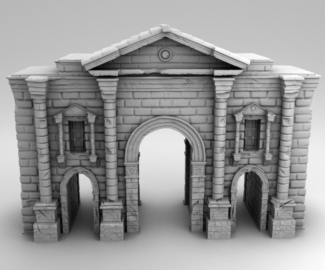 hadrian arch 3d print model 3D Принт Модель .c4d .max .obj .3ds .fbx .stl .blend