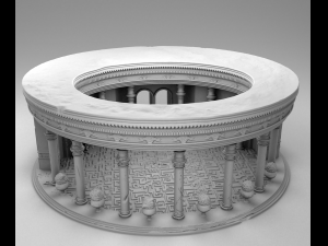 roman pool 3d print model Modèles 3D en vedette