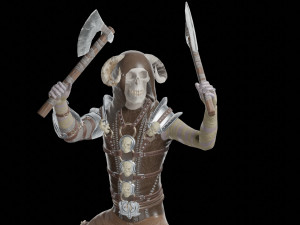 skeleton low-poly 3D Model