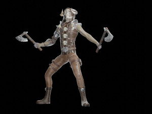 skeleton low-poly 3D Model
