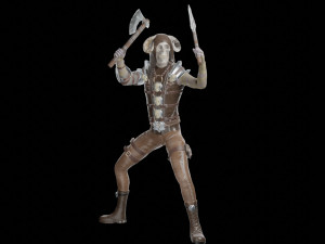 skeleton low-poly 3D Model