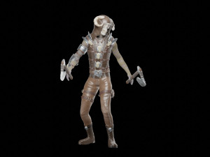 skeleton low-poly 3D Model