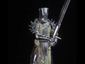 crusader knight 3D Model