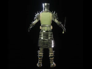 crusader knight 3D Model