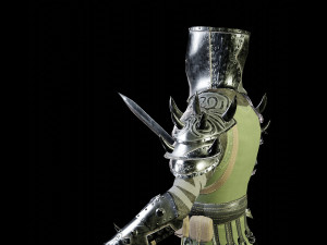 crusader knight 3D Model