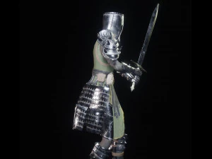 crusader knight 3D Model