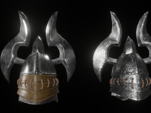 knight helmet low-poly 3D Модель