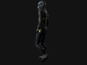 sci-fi man mutant low-poly 3D Model