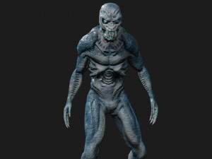 monster alien low-poly game-ready 3D Model