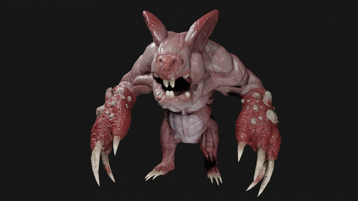 mole mutant 3D Model .c4d .max .obj .3ds .fbx .stl .blend