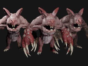 mole mutant Modello 3D