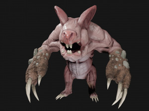 mole mutant Modello 3D