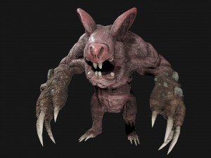 mole mutant Modello 3D