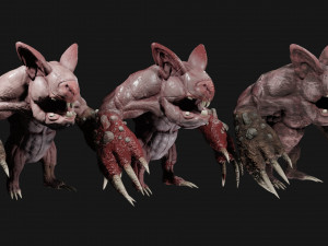 mole mutant Modello 3D