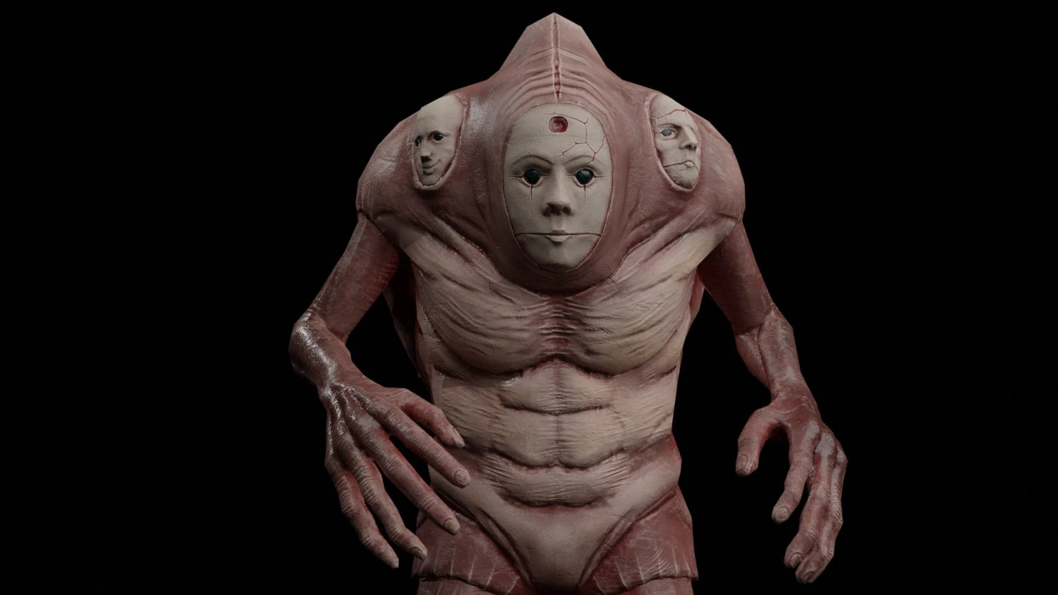 faces mutant 3D Model .c4d .max .obj .3ds .fbx .stl .blend 