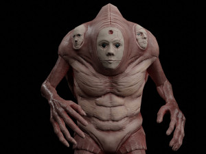 faces mutant 3D 模型