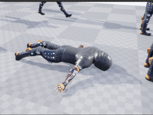 sci-fi character 2 low-poly 3Dモデル