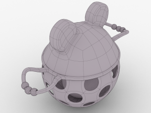 baby rattle toy bear Modèle 3D