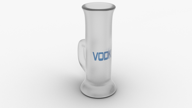glass for vodka 3D 모델 .c4d .max .obj .3ds .fbx .stl .blend 