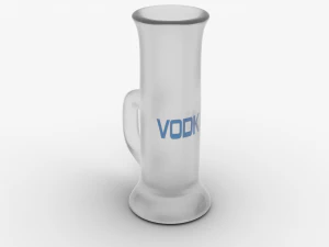 glass for vodka 3D Model