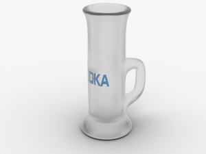 glass for vodka 3D 모델