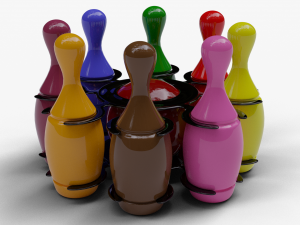 baby bowling set toy 3D Модель