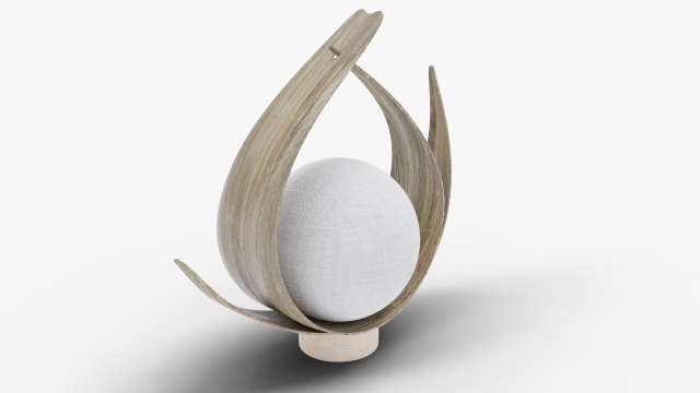 bedside table lamp 3D Модель .c4d .max .obj .3ds .fbx .stl .blend
