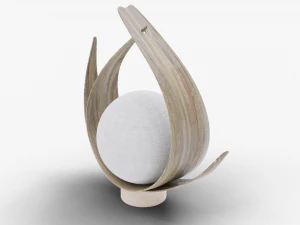 bedside table lamp 3D Model