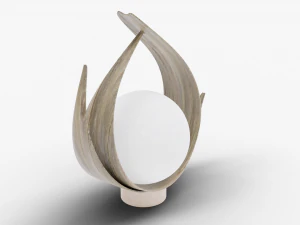 bedside table lamp 3D Model