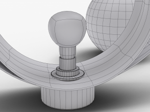 bedside table lamp 3D Модель