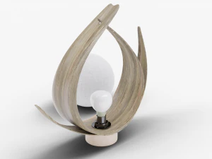 bedside table lamp 3D Model