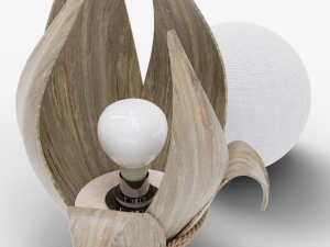 bedside table lamp Modello 3D
