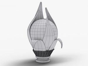 bedside table lamp Modello 3D