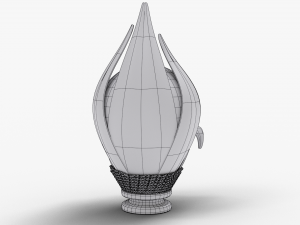 bedside table lamp Modello 3D